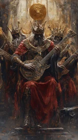 Regal rock kings sharing a fierce yet welcoming anthem.