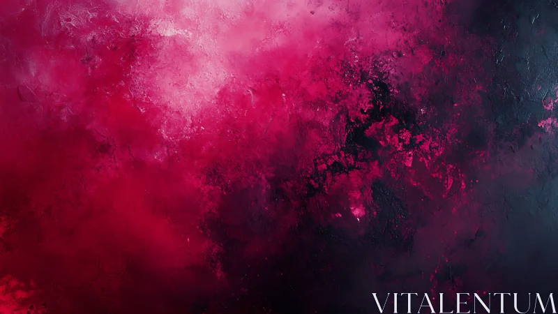 Crimson nebula abstract with high-contrast textural gradients.