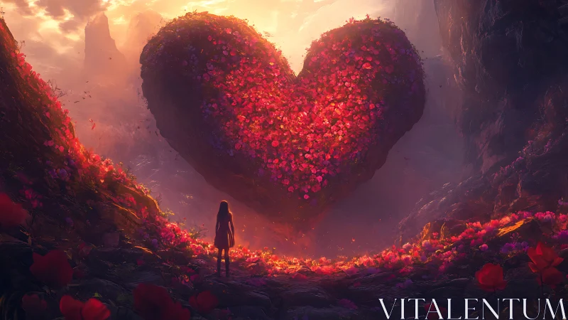 Heart of Wonder: A Soul's Journey Through a Radiant Rose Canyon.