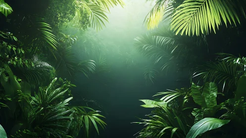 Emerald Cathedral: Where Jungle Dreams Breathe Light.