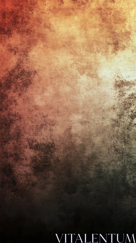 Burnished dusk gradient over weathered grunge canvas wall.