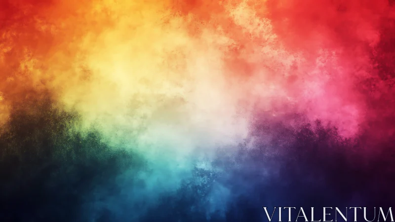 Vibrant multicolor cloud texture with soft gradient light.