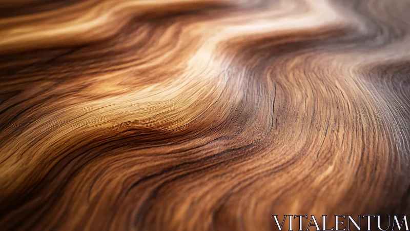 Curved wood grain texture with warm brown flowing lines.