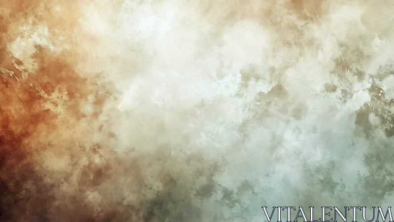 Textured gradient cloud field spans warm to cool tones