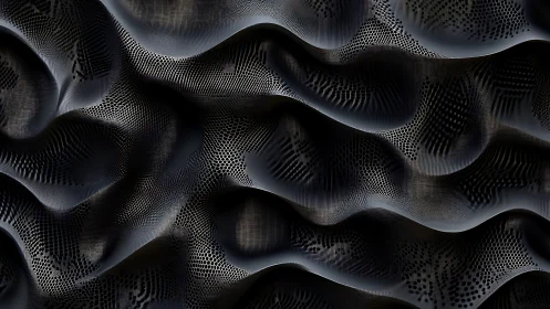 Soft digital dunes woven from shimmering shadow and light.