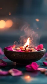 Dancing Flame Ceremony in Magenta Dream.