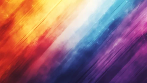 Vibrant diagonal abstract gradient with colorful painted streaks.