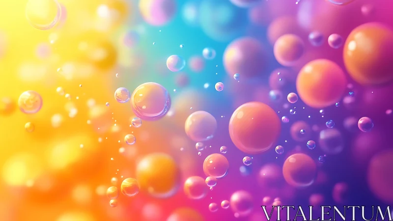 Prismatic dream bubbles drift through a swirling neon sky