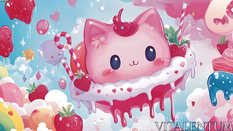 Strawberry Dreams in Pink Clouds.