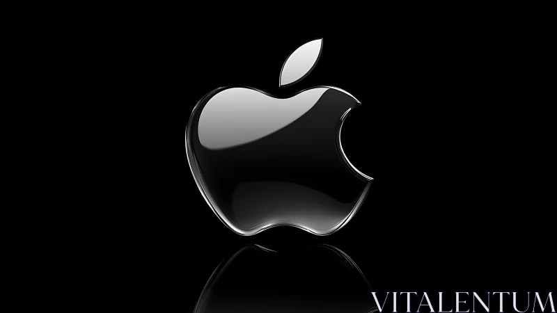 Apple's Iconic Symbol Glows with Timeless Elegance.