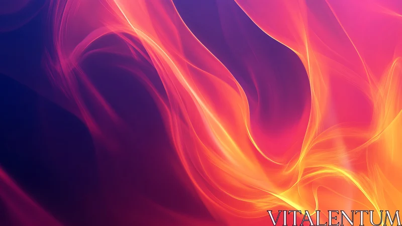 Liquid Light Symphony of Warm Fire.