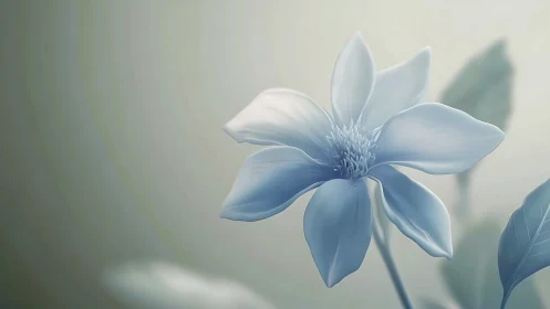 Luminescent Dahlia with Soft-Focus Botanical Environment.