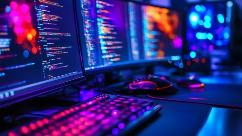 Neon code playground glowing with late-night creative energy.