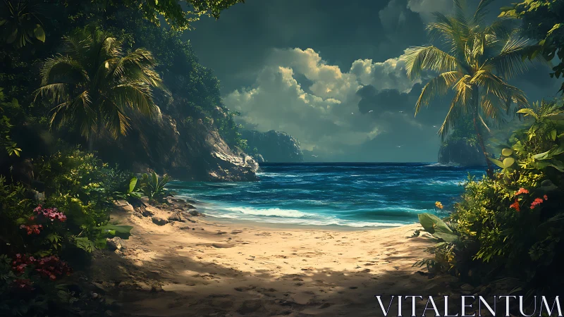 Tropical Paradise Beach Awaits Your Discovery