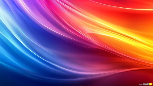 Multicolor spectral light waves with smooth gradient refraction