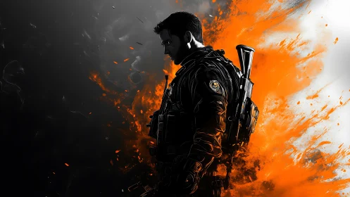 Firelit tactician walks the edge between dusk and detonation