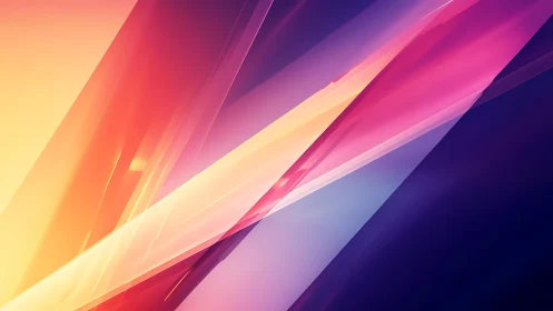 Vibrant Abstract Digital Art with Gradient Geometric Shapes.