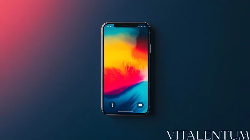 Vibrant Digital Dream on Your Pocket Device.