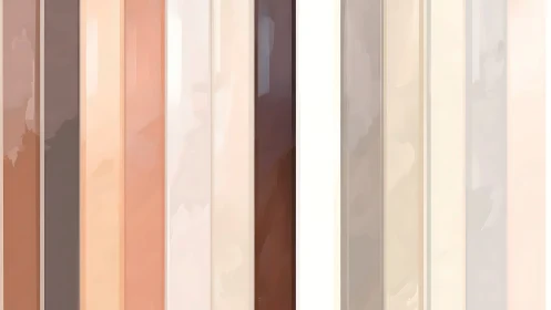 Vertical pastel columns form warm minimal abstract composition