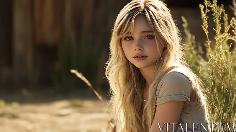 Soft backlit portrait uses shallow depth and warm tonal grading