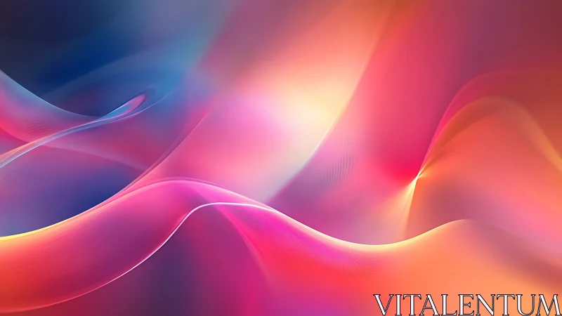 Vibrant digital waves in flowing neon gradient motion.