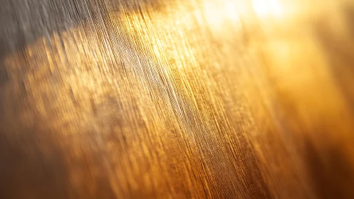 Golden brushed metal texture with soft abstract lighting.