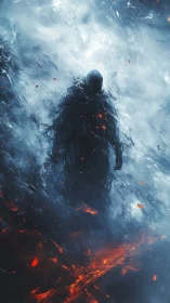 Shadowwalker Between Frost And Flame, Quietly Rising.