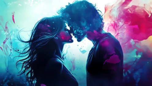 Two Souls Connect in Vibrant Color.