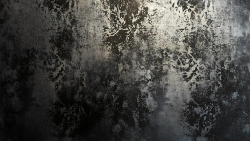 Smoky silver nebula wall texture in moody chiaroscuro glow.