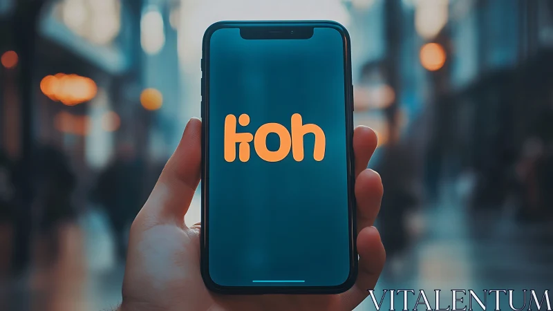 Lioh App Logo on Smartphone Screen Display.