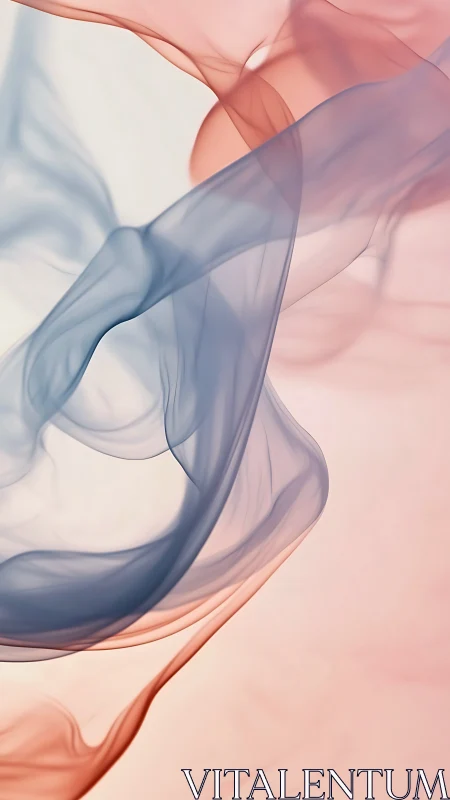 Translucent color veils in soft flowing motion study.
