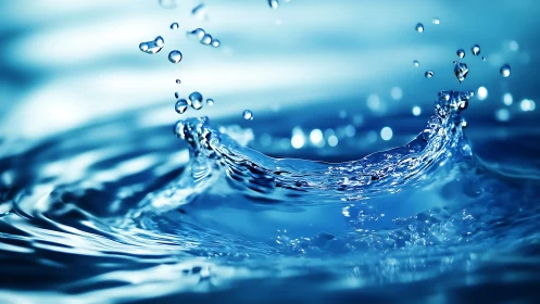 Liquid crown leaps upward as a single raindrop conducts