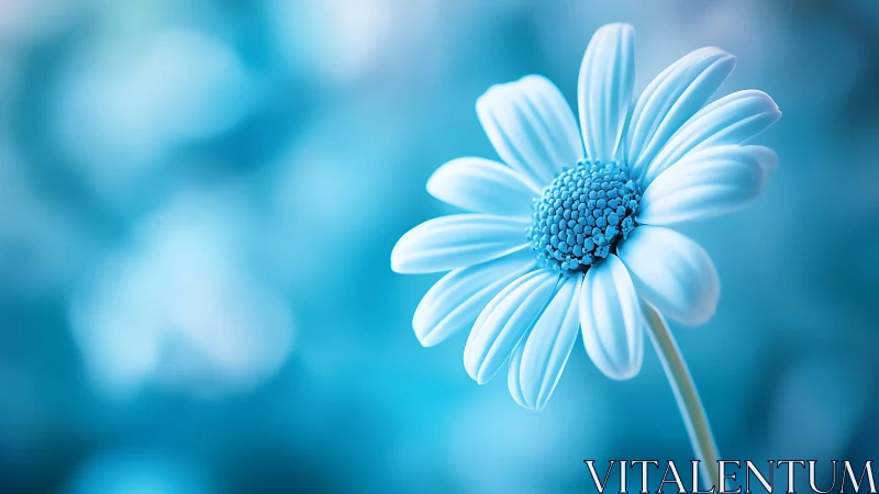 Cerulean Bloom: Where Petals Meet the Dream.