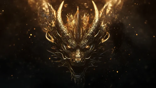 Ember crowned dragon king emerges from molten midnight.