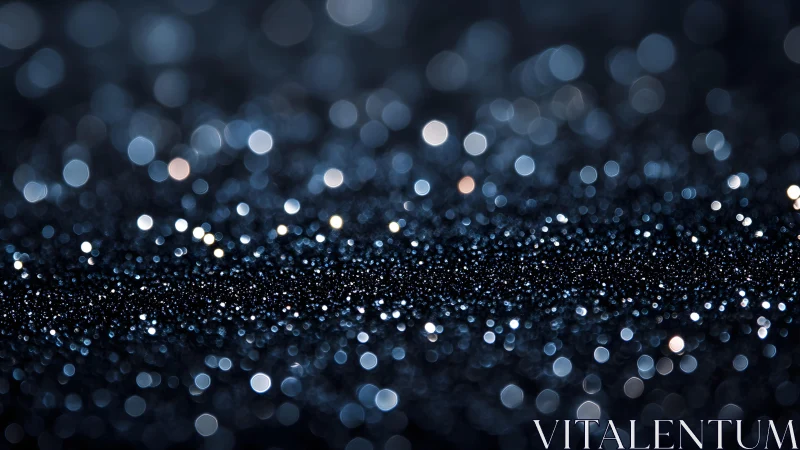 Abstract sparkling dark glitter bokeh background in soft focus.