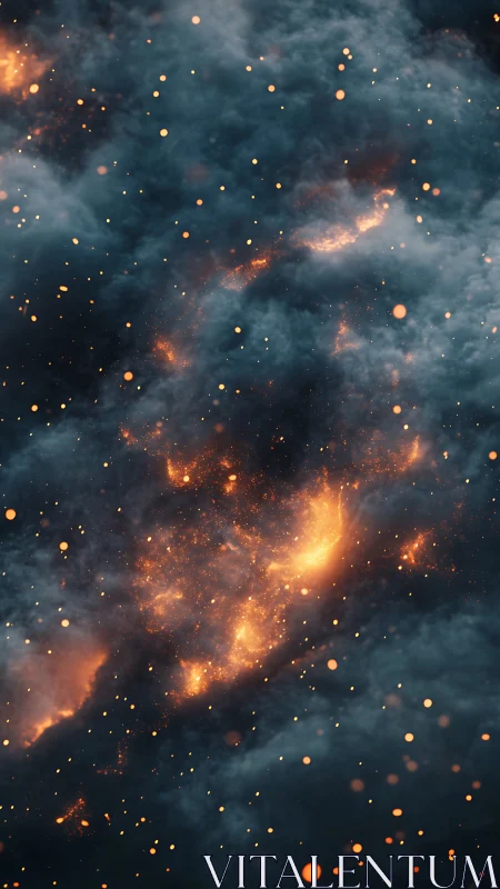 Cosmic Wildfire: Where Nebulae Dance Through Stellar Inferno