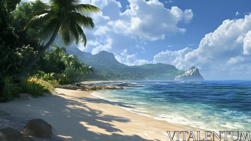 Tropical Paradise Beach Awaits Your Escape