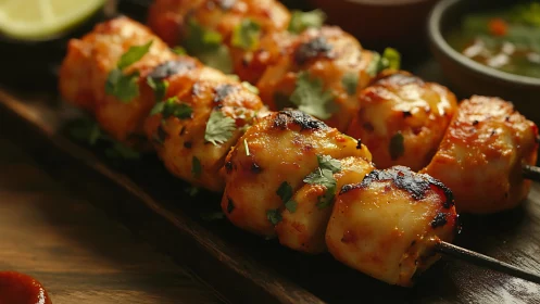 Golden grilled paneer skewers invite cozy sharing and smiles