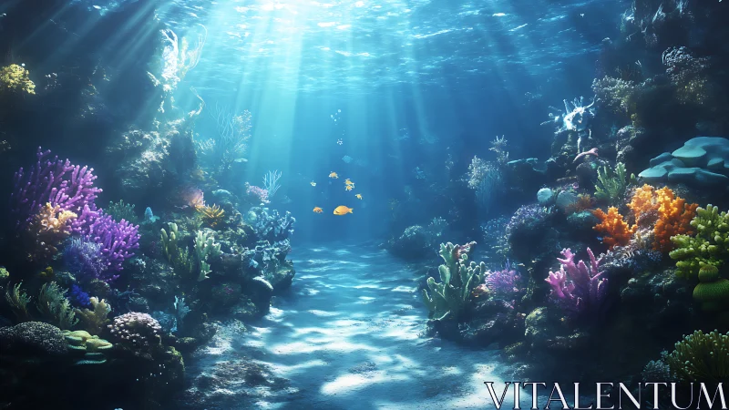 Sunlit coral garden where curious reef fish drift slowly.