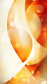 Solar swirls and ember arcs in a glowing abstract dance.