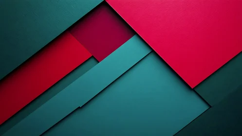Angular teal and magenta planes construct layered minimal field
