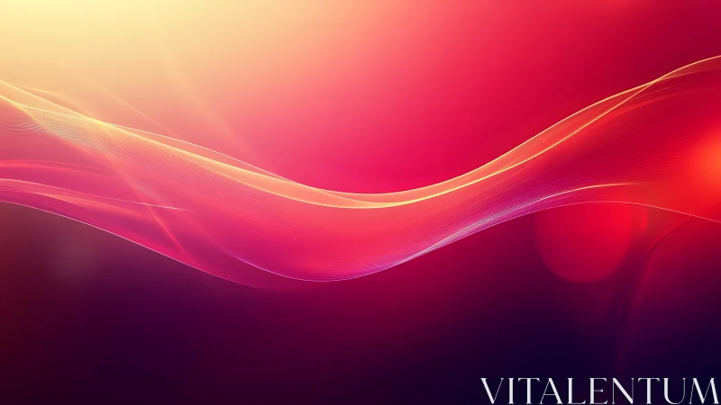 Spectral gradient wavefront with luminous magenta lightfield.