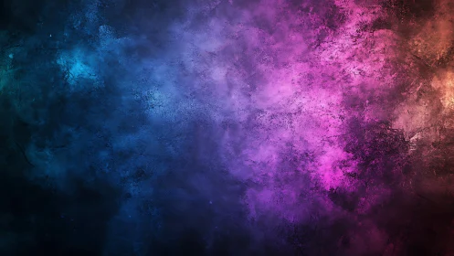 Gradient nebula texture with high-contrast blue to magenta transition