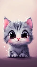 Luminous Kitten Dreams in Pastel Perfection