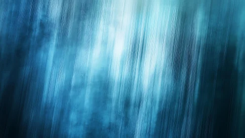 Abstract blue vertical light streaks digital background artwork.