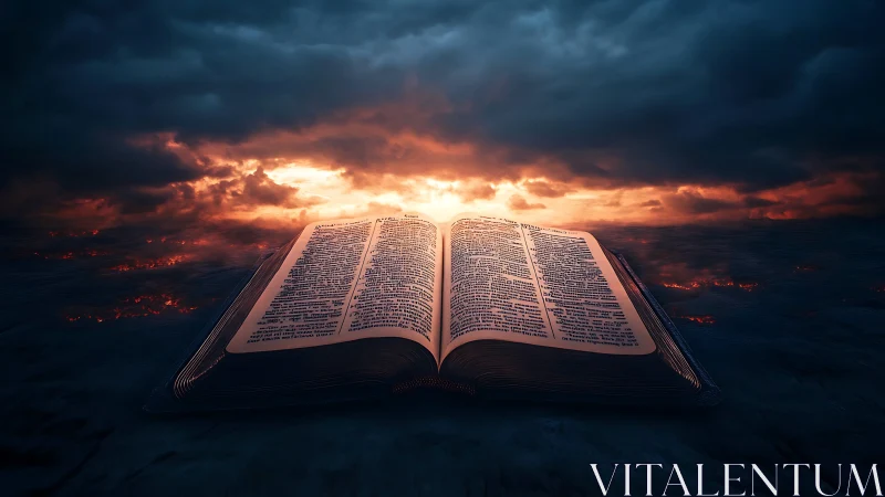 Stormlit scripture opens like a sunrise over shadows.