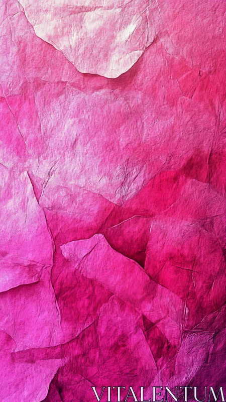 Blushing paper cliffs drift through a gradient sunset dream