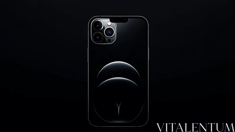 iPhone Pro's Nocturnal Whisper: Where Shadow Meets Steel.