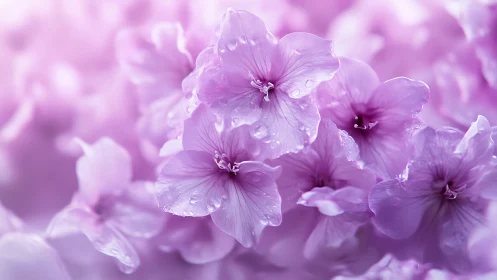 Delicate petaloidal structures with hydrophobic surface treatment exhibiting optical diffusion.