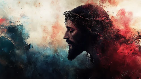 Sorrows drift as the crowned profile dissolves into stormlight